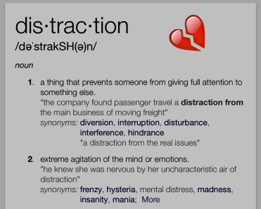 Relationship distracted